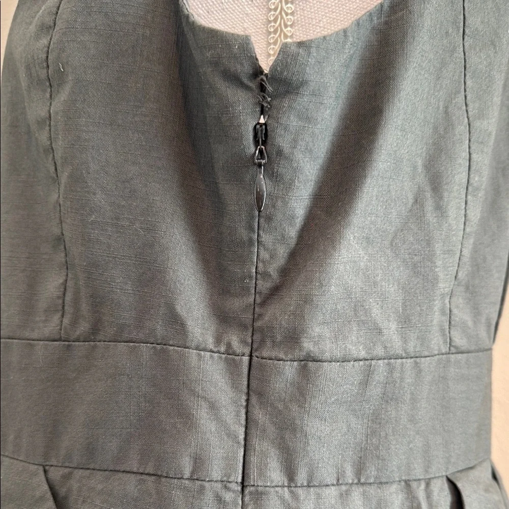 J. CREW | Caroline Dress | Sleeveless Inverted Pleat | Style 44774 (Olive) US12